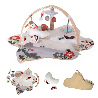 Image of babyGO Gioca a fare il tappetino Bianca Flowers059