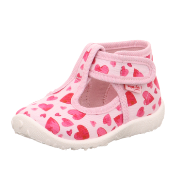 superfit Slipper Spotty hjärtan rosa (medium)