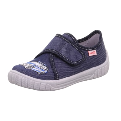 superfit Zapatilla de policía Bill azul/gris