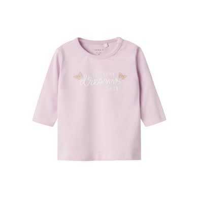 name it Nbfbabia Cloud Dancer shirt met lange mouwen