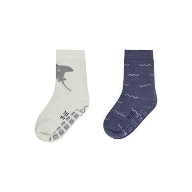 Sterntaler Calzini ABS doppio pacchetto raggi turchese chiaro