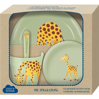 Coppenrath Set di stoviglie Giraffa - Birbanti impertinenti