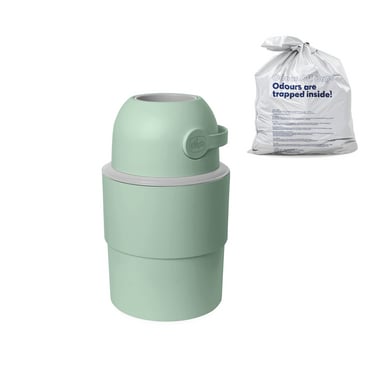 chicco Blöjhink teleskopisk Odour Off inkl. 1 förpackning sopsäckar, grön