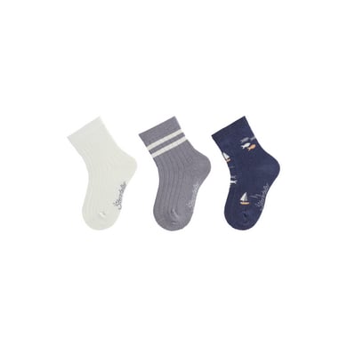 Sterntaler Strumpor 3-pack fisk ljus turkos