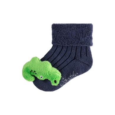 Sterntaler Rattle strumpor krokodil blå