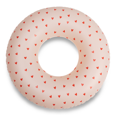 Image of Swim Essentials Anello galleggiante ⌀65 cm rosa con cuori059
