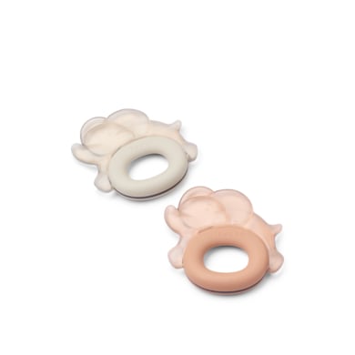 Liewood RITA Olifant verkoelende bijtringen 2-pack pale toscane / sandy