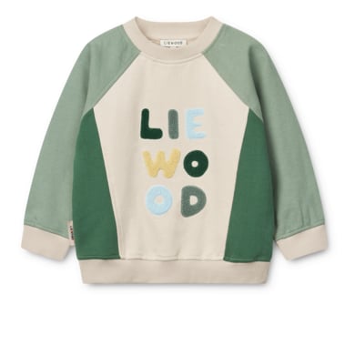 Image of LIEWOOD Aude Placement Felpa peppermint / sandy059