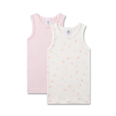 Sanetta Body mouwloos dubbelpak wit