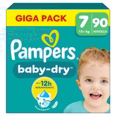 Image of Pampers Pannolini Baby-Dry, taglia 7 Extra Large 15+kg, Gigapack (1 x 90 pannolini)059