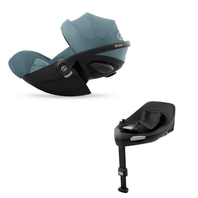 cybex GOLD Seggiolino auto Cloud G i-Size Plus Stormy Blue incl. stazione base Base G Black