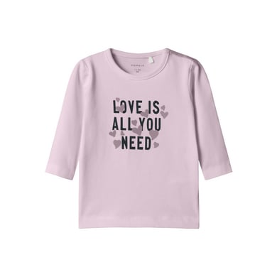name it Shirt met lange mouwen Nbfdona Light Lila