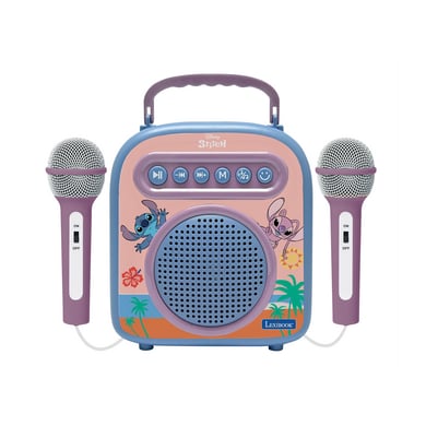 LEXIBOOK Disney Stitch Min bärbara hemliga resväska med Bluetooth®-högtalare