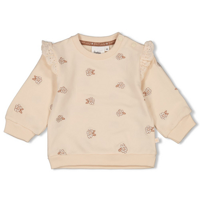 Feetje Sudadera AOP Flower Field Crema