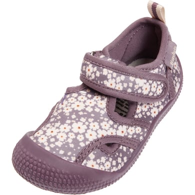 Playshoes Aqua sko blomma violett