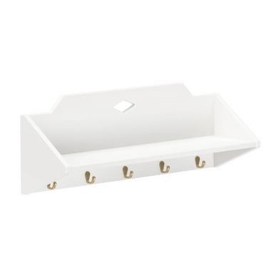 Cam Cam Copenhagen Luca plank met haken wit