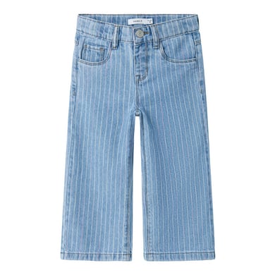 Name it Wijde jeans Nmfrose Light Blauw Denim
