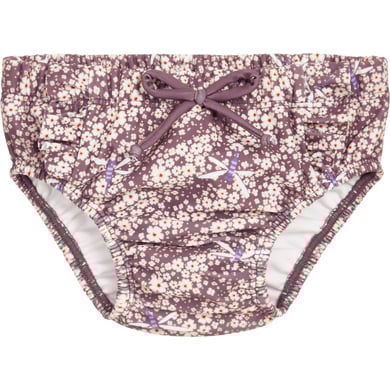 Image of Playshoes Pantaloni da pannolino a fiori viola059