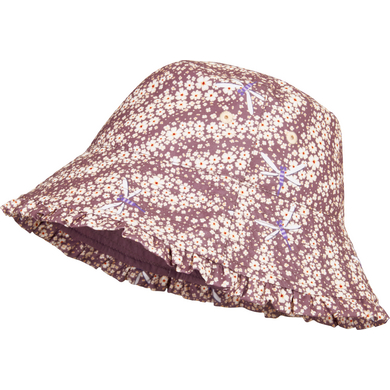 Playshoes Cappello da sole con protezione UV fiore viola