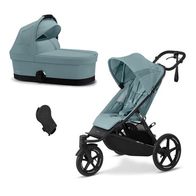 cybex GOLD Poussette duo combinée 2en1 Avi Spin Stormy Blue