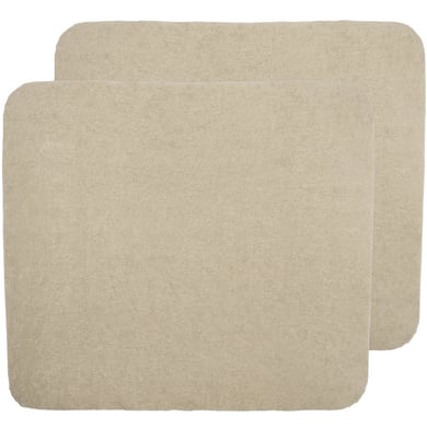 Meyco Uni aankleedkussenhoes 2-pack badstof Sand