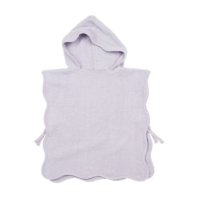 Meyco Baby handdoek met golvende kap Zachte lavendel
