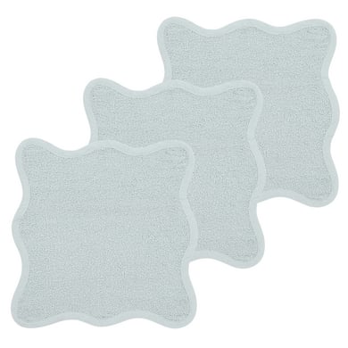 Meyco Baby Golvende Keukendoekjes 3-pack Grijs Blauw