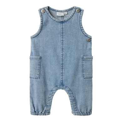name it Jeans overall Nbmfred Light Blu Denim