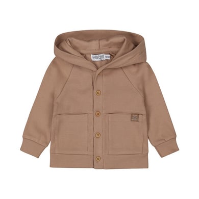 Dirkje Vest met capuchon Bruin
