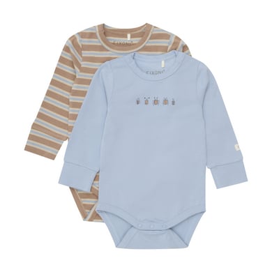 Fixoni Body met lange mouwen 2-pack Macaroon