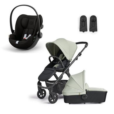 Silver Cross Poussette trio combinée 3en1 Tide Sage vert cosy cybex GOLD Cloud G i-Size Magic Black