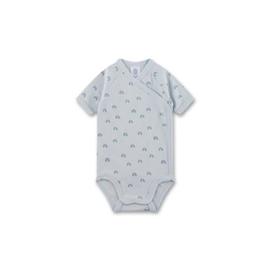 Sanetta Wikkelbody met korte mouwen blauw