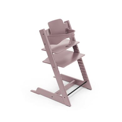 Image of STOKKE® Tripp Trapp® Seggiolone Faggio Heather Malva + Baby Set V2 Heather Malva059