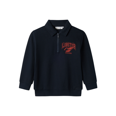 name it Felpa Nmmfreddy Blazer blu scuro