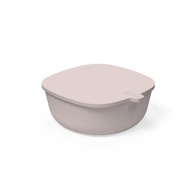 chicco Skål med lock från 6 månader i rosa