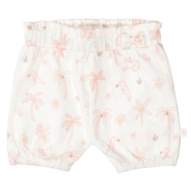 Staccato Shorts cotton cream patroon