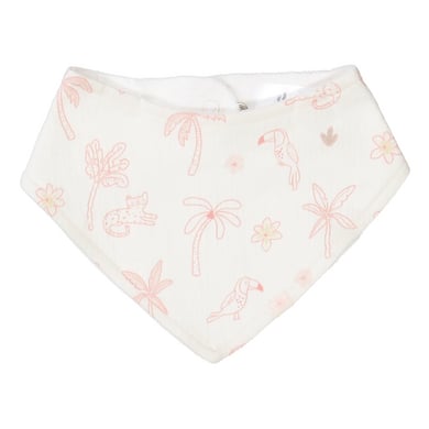 Staccato Doek cotton cream met patroon