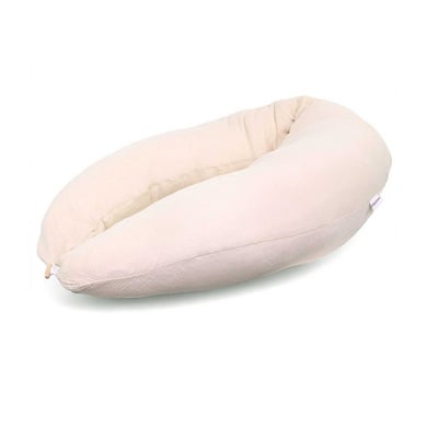 HOBEA Duitsland voedingskussen mousseline beige + overtrek