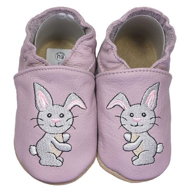 HOBEA Kruipschoenen konijntje pastel paars