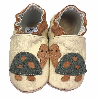 HOBEA Schildpad kruipschoenen beige