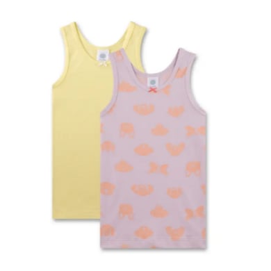 Sanetta Vest dubbelpak roze