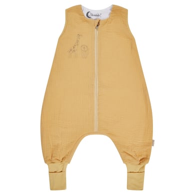 Sterntaler Slaapzak met poten Safari oker
