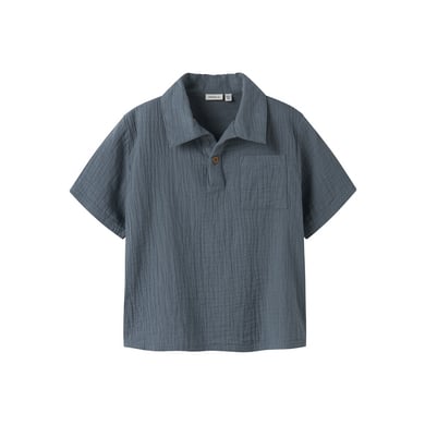 Name it Shirt Nmmhefin Blauw Mirage