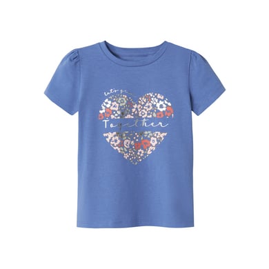 name it T-shirt Nmfhnanna Bleached Denim