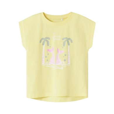name it T-shirt Nmfviolet Lemon Meringue