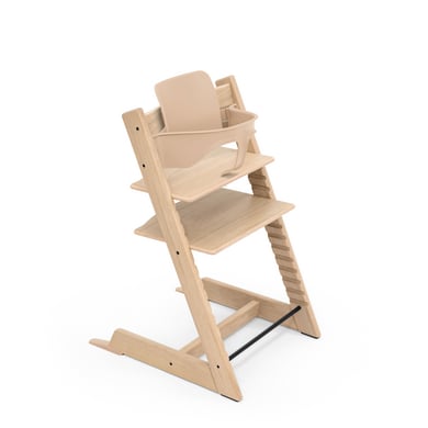 STOKKE® Tripp Trapp® Barnstol Ek natur + Baby Set V2 natur