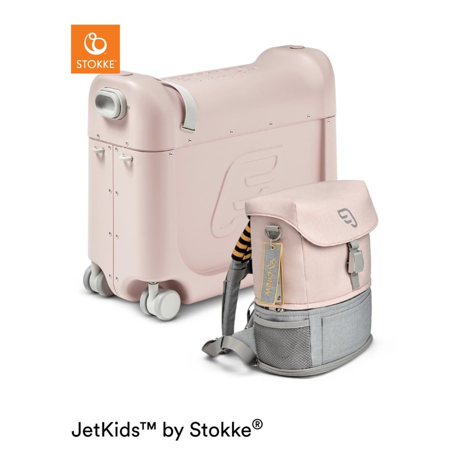 JETKIDS™ BY STOKKE® Aufsitzkoffer BedBox™ mit Crew BackPack™ Pink  - Onlineshop Babymarkt
