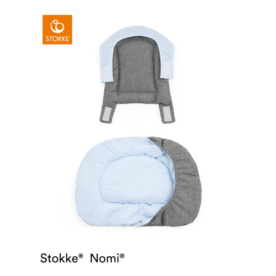 Image of Stokke® Nomi® Cuscino grigio / blu059