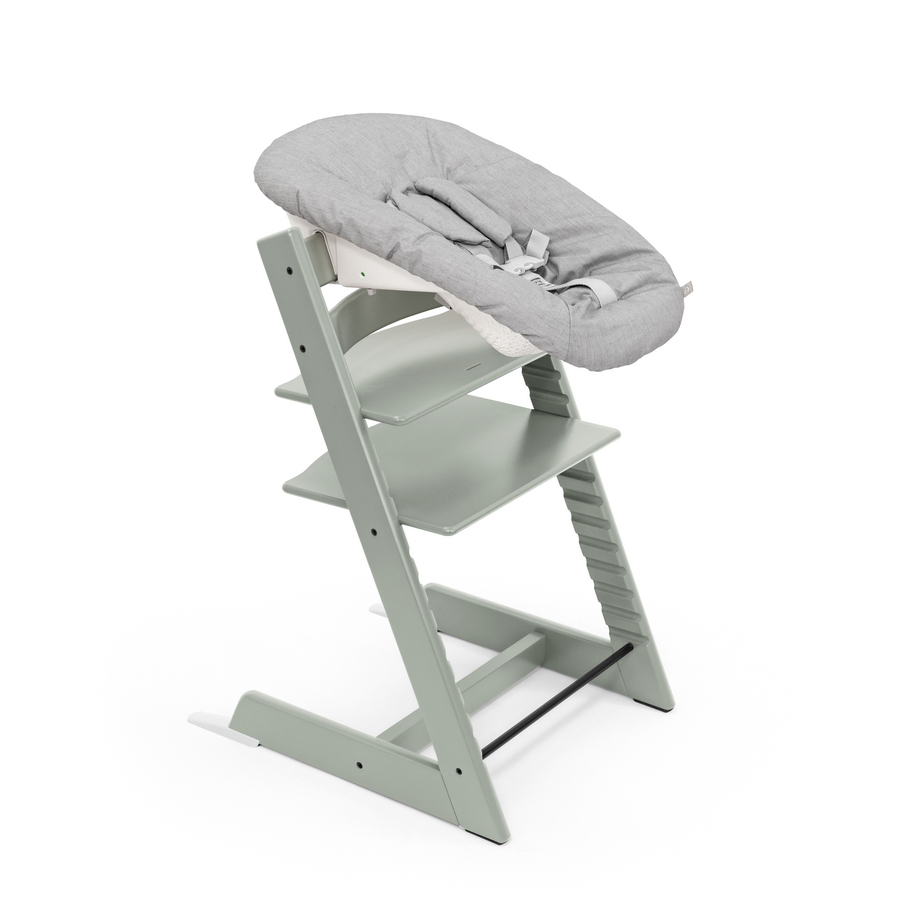 STOKKE® Tripp Trapp® Sedia - Faggio Glacier Green incl. Newborn Set™ Grigio