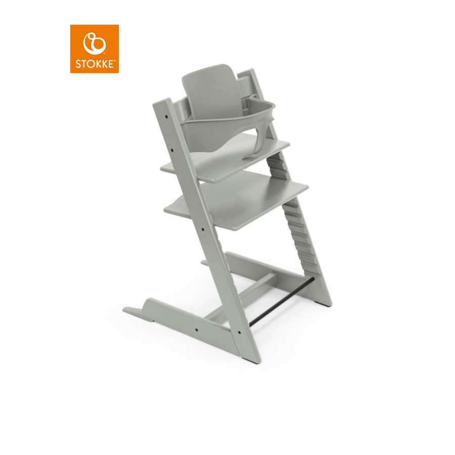 STOKKE® Tripp Trapp® Hochstuhl inkl. Baby Set Buche Glacier Green  - Onlineshop Babymarkt
